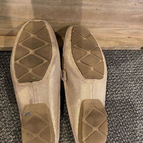 BareTraps Orvyn gold mule slip on loafers - Picture 6 of 6